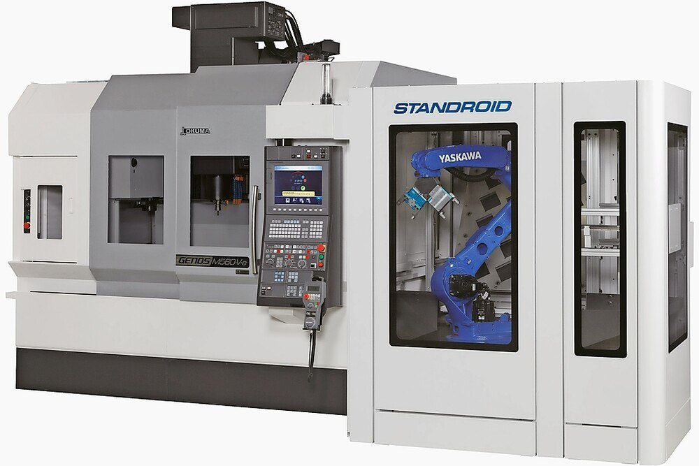 © Okuma
Werkzeugmaschine mit integriertem Robotersystem
Werkzeugmaschine mit integriertem Robotersystem