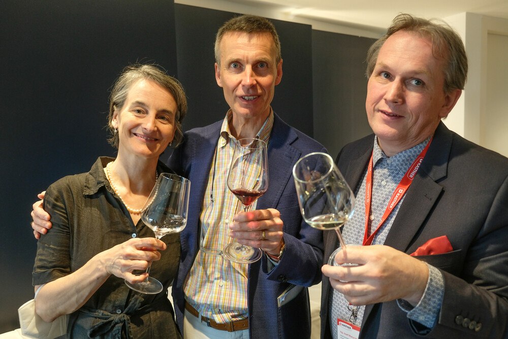 © Joe Haider Marina Rebora, Christian Bauer (Wein&Kultur), Josef M. Schuster (Kastner AllesWein)