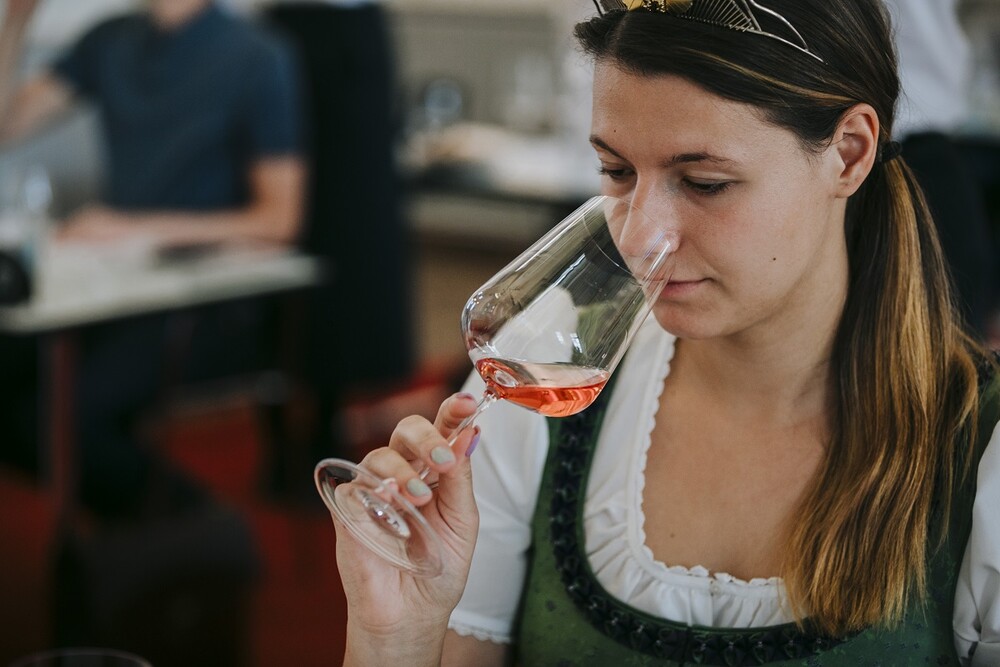 Verkostung von Roseweinen.
© Johanna Lamprecht Verkostung von Roseweinen.
