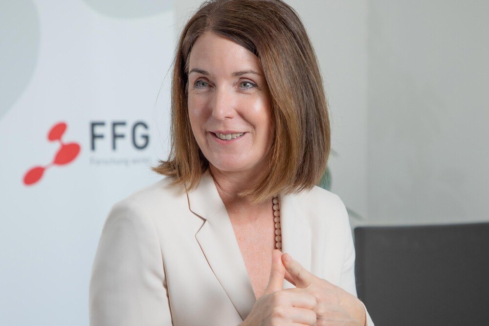 © Richard Tanzer Henrietta Egerth, Geschäftsführerin der Österreichischen Forschungsförderungsgesellschaft (FFG)