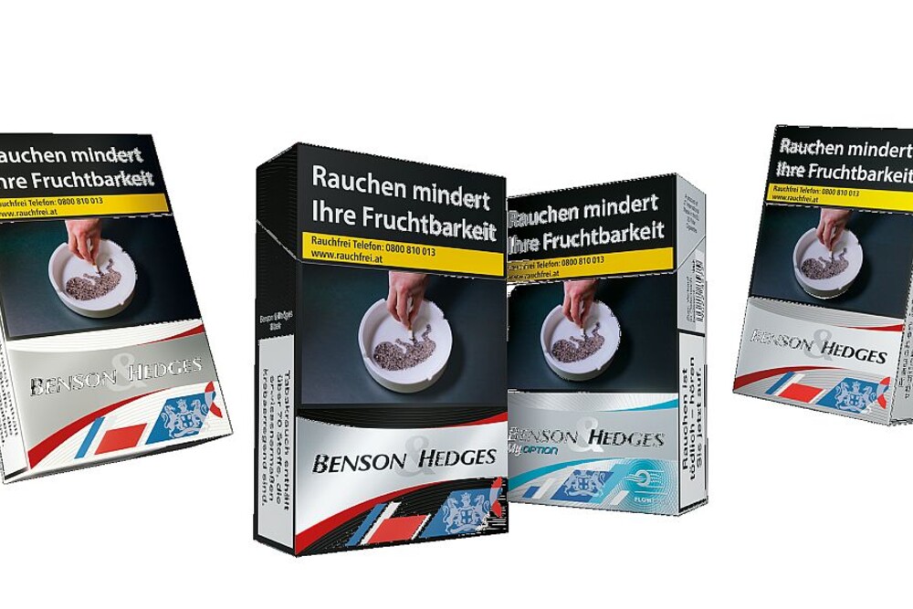 © JTI Austria
Packungskragen und die bedruckte Außenfolie jeder Kingsize-Packung machen den optischen Unterschied.
Das Design betont die britische Herkunft der Marke.
