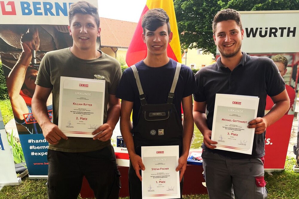 © WKBgld
Die Preisträger Killian Ritter, Stefan Fischer und Michael Gotthardt (v.l.)
Die Preisträger Killian Ritter, Stefan Fischer und Michael Gotthardt (v.l.)