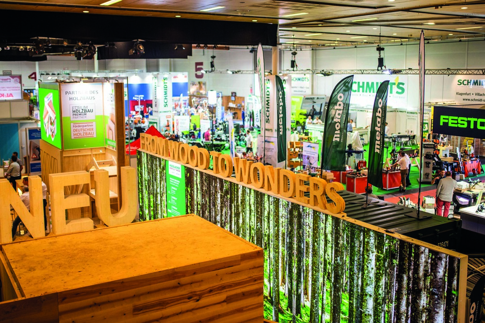 © Messe Klagenfurt
Die Internationalen Holzmesse in Klagenfurt bietet alles rund um den Werk- und Baustoff Holz.
Die Internationalen Holzmesse in Klagenfurt bietet alles rund um den Werk- und Baustoff Holz.