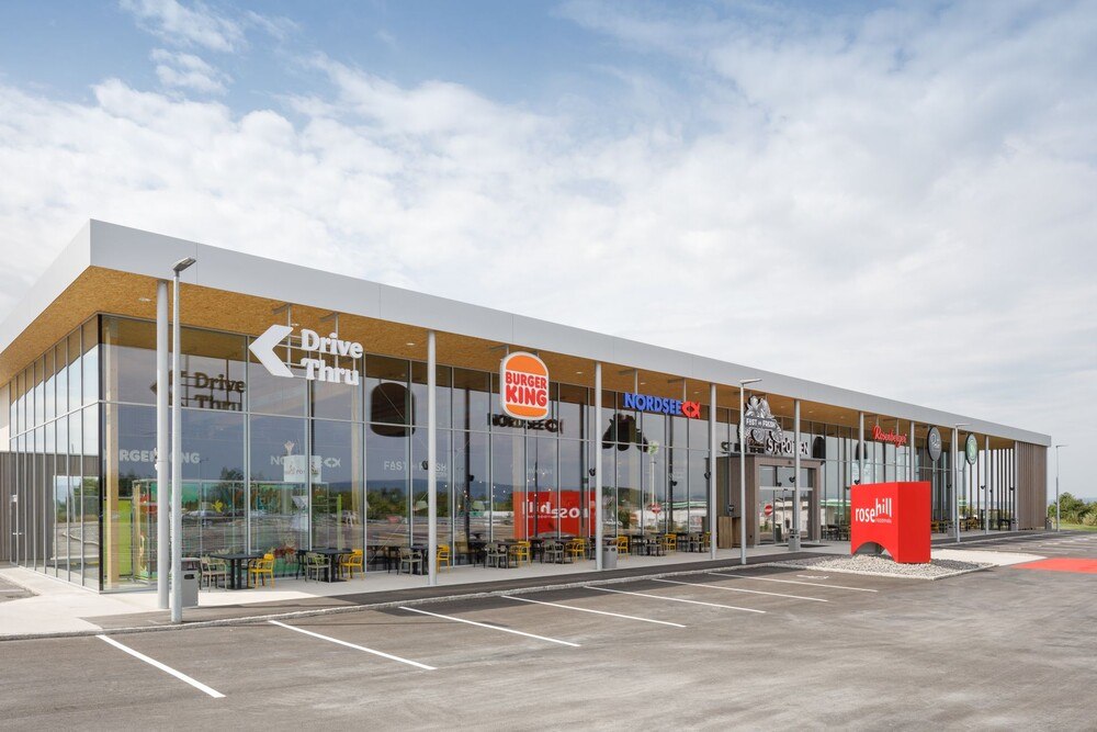 © Rosehill Foodpark Der neue Rosehill Foodpark St. Pölten an der A1.