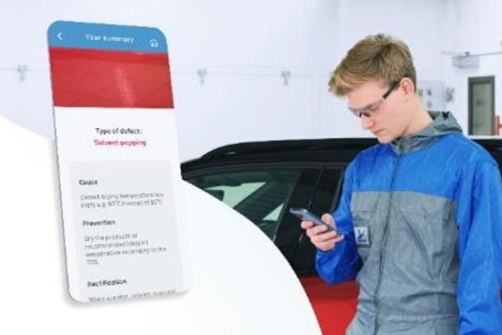 © AkzoNobel
Der Paint Defect Identifier unterstützt die Fehlersuche
Der Paint Defect Identifier unterstützt die Fehlersuche