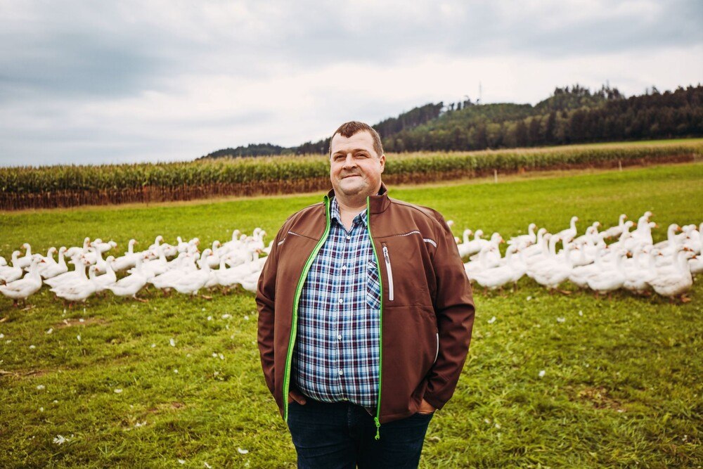 © Mila Zytka / Transgourmet Österreich Gänsezüchter Herbert Lahmer