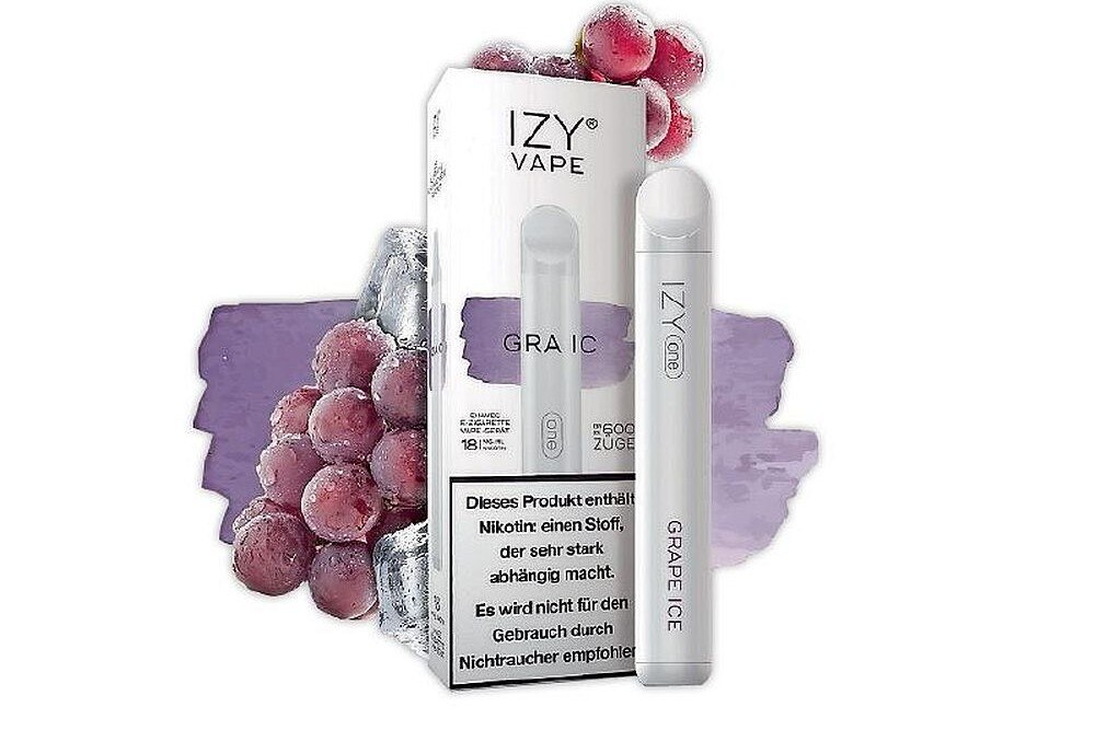 © Izy Grape Ice ist nur eine von zehn Aromen - mit oder ohne Nikotin