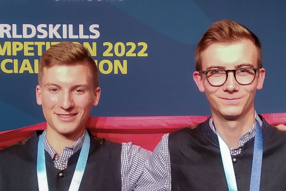 © WKÖ/SkillsAustria Gregor_Litschauer (links) und Jakob_Litschauer