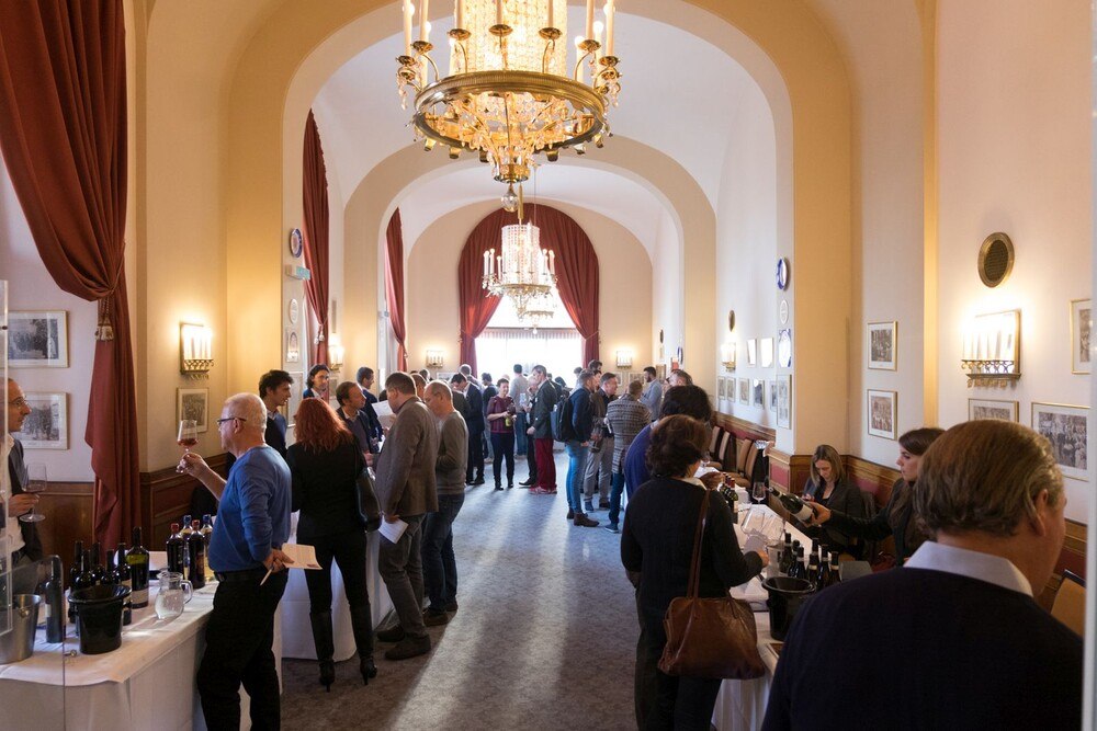 © weinundkultur.eu Blick in die Räumlichkeiten des Hotel Regina anlässlich der Selezzione 2018