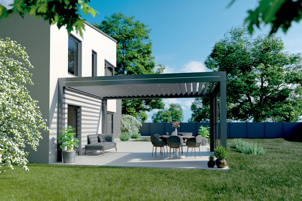 © TS-Aluminium-Profilsysteme Lamellendach TS-Aluminium