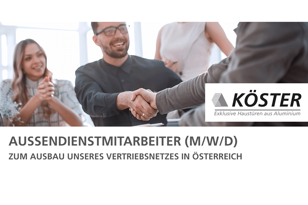 © Köster Aluminium GmbH & Co. KG Köster Außendienstmitarbeiter
