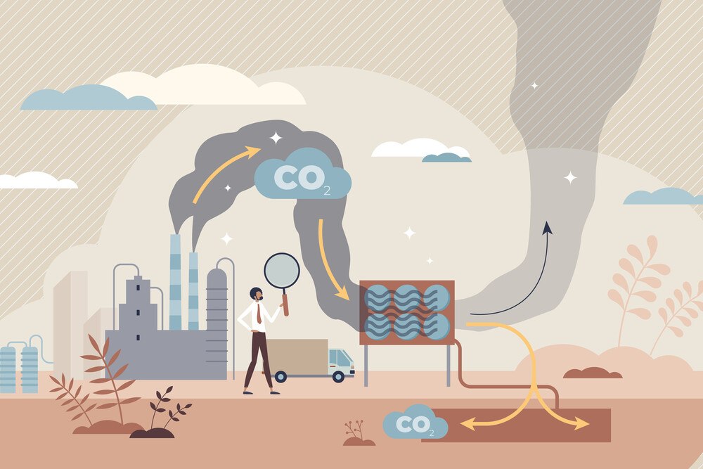 © VectorMine / iStock / Getty Images Plus / Getty Images Technik gegen Klimawandel