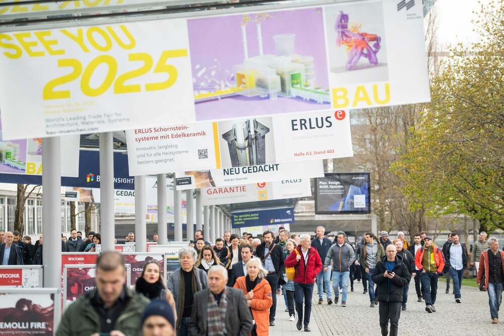 © Messe München
Die BAU in München findet ab 2025 nur noch von Montag bis Freitag statt.
Die BAU in München findet ab 2025 nur noch von Montag bis Freitag statt.
