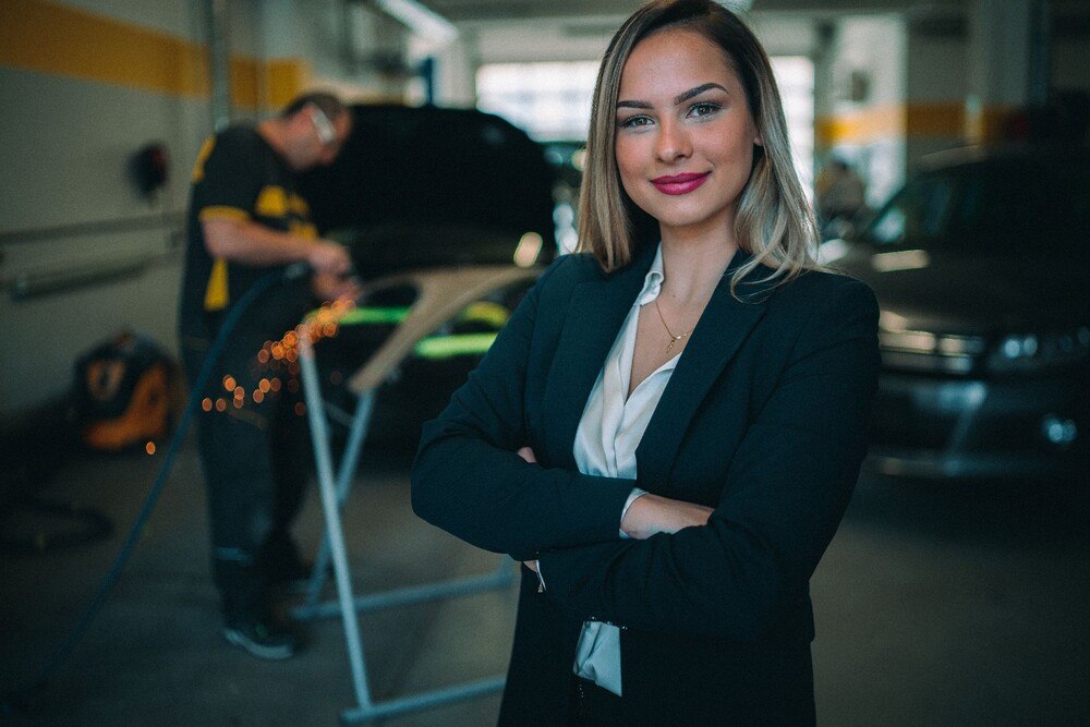 © Christopher Blank
Laura Markovic ist die erste weibliche Franchisepartnerin von Lucky Car
Laura Markovic ist die erste weibliche Franchisepartnerin von Lucky Car
