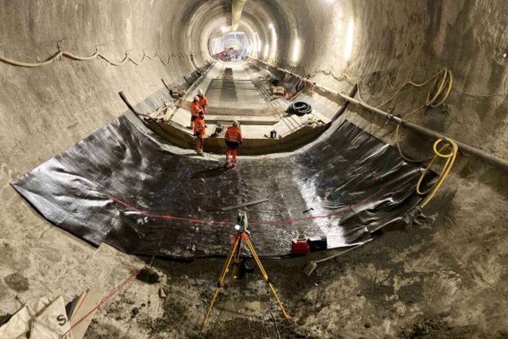 Recyclingbeton wird beim Wiener U-Bahn-Bau getestet.