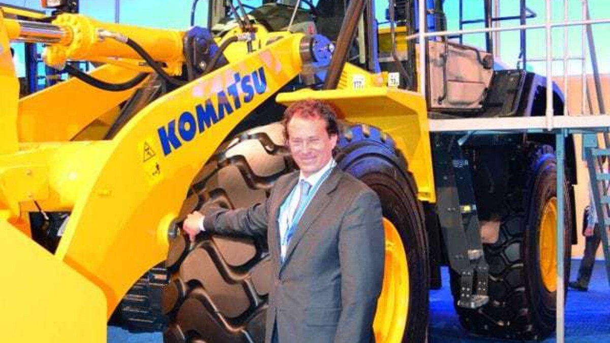 „Der Wiederverkaufswert ist bei Komatsu  im Allgemeinen höher als bei No-Name-Maschinen.“ Foto: W. P.