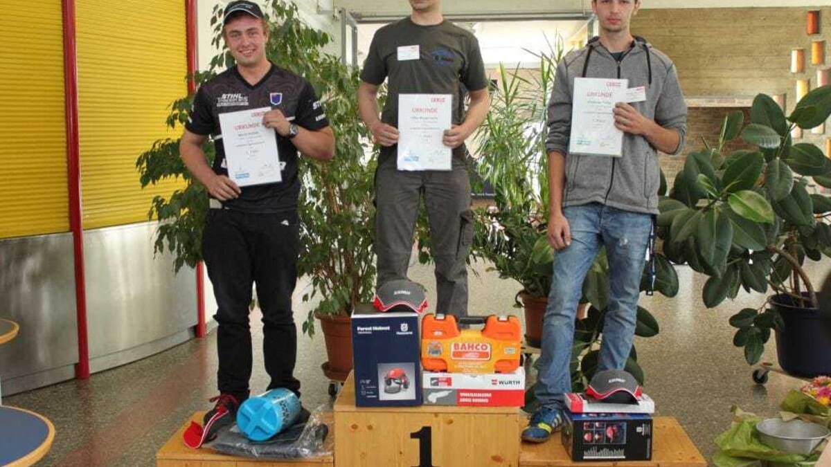 Die Sieger des 1. Lehrjahres zusammengefasst: 1. Otto Wassermann (Lehrbetrieb: Maier Thomas), 2. Martin Pichler (LB: Unser Lagerhaus Warenhandelsges.m.b.H.), 3. Johannes Stefan (LB: Unser Lagerhaus Warenhandelsges.m.b.H.)