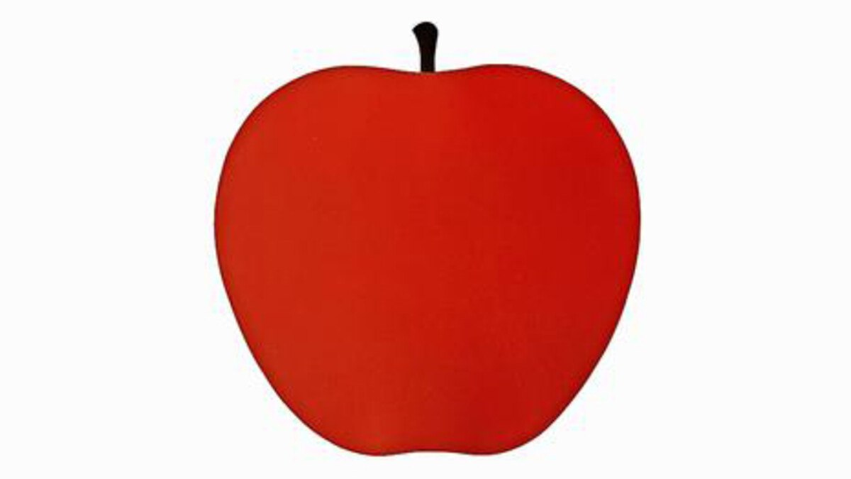 Serie der Natur, Nr.1: Der Apfel, mit Elio Mari, 1961.Hersteller: Danese Milano