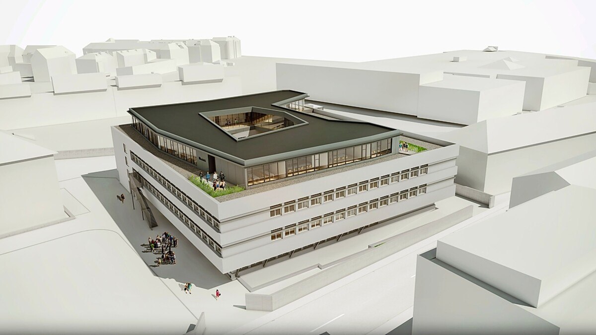 Österreichischer Stahlbaupreis 2019 Hochbau: Ferrarischule von Huber und Theissl Architekten