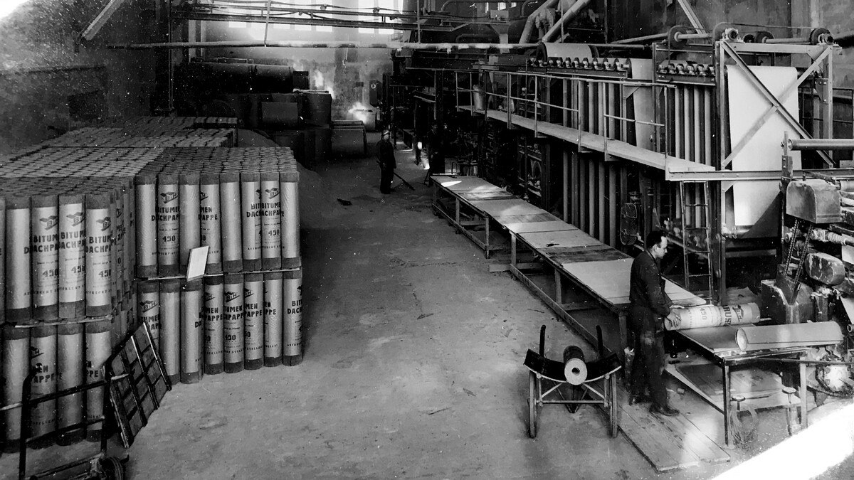 Die Produktion im Werk Enns in den 1930-er-Jahren.