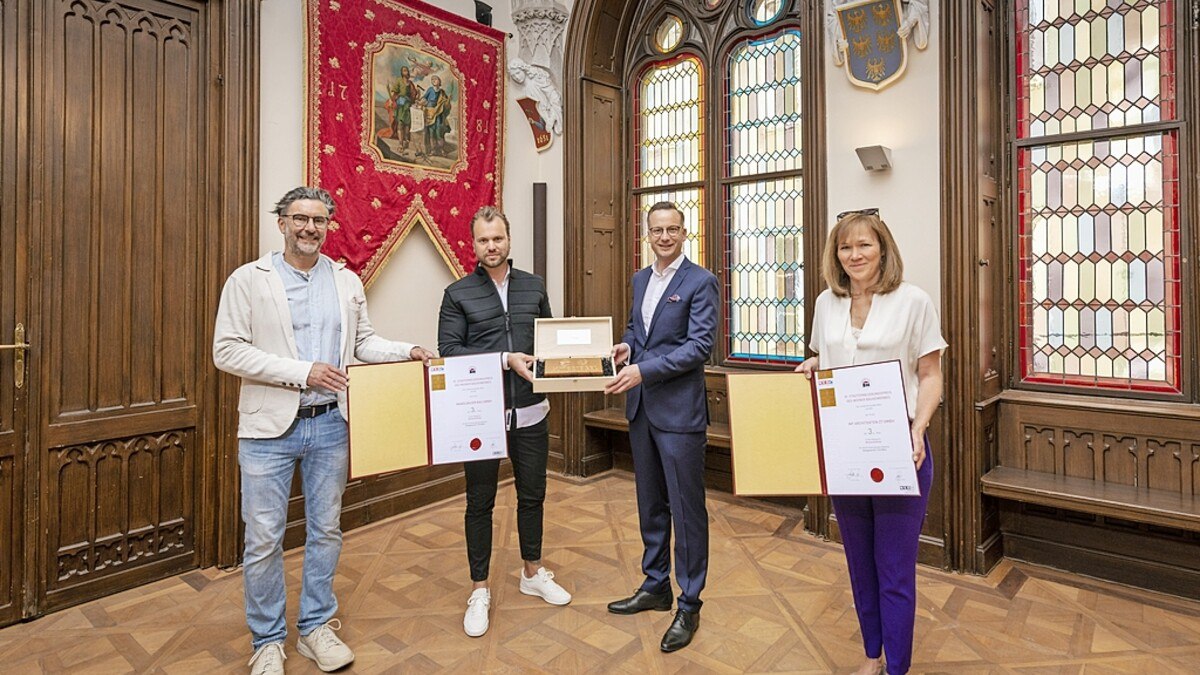 Bronze in der Kategorie "Bravourleistung": Preisträger des Projekts Voltagasse 53 / Bunsengasse 5, 1210 Wien