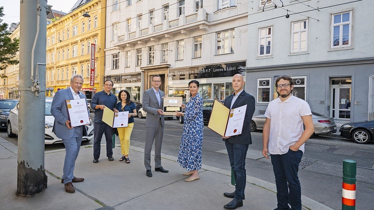 Gold in der Kategorie "Wiener Meisterleistung": Porzellangasse 36, 1090 Wien