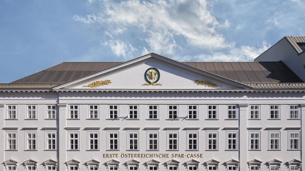 Blick auf die Fassade
