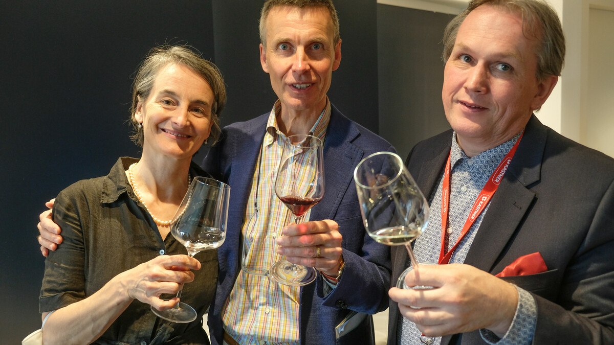 Marina Rebora, Christian Bauer (Wein&Kultur), Josef M. Schuster (Kastner AllesWein)