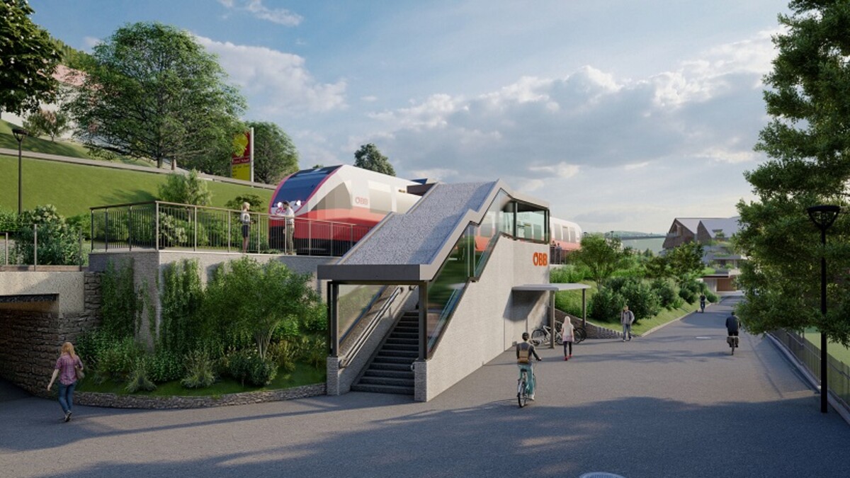 Der Bahnhof dient als zentraler Zubringer für künftige Gäste.