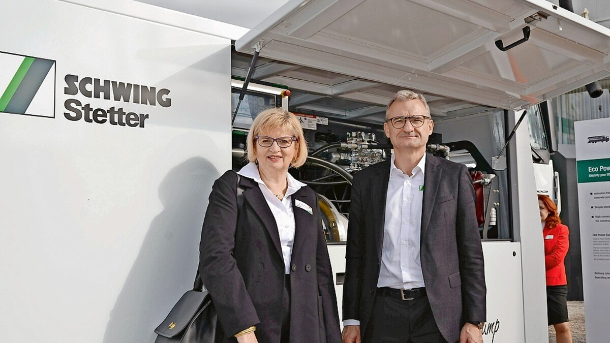 Schwing Stetter auf der Bauma 2022