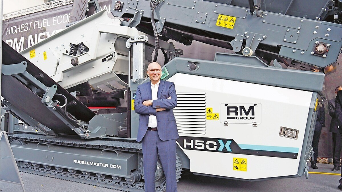 Rubble Master auf der Bauma 2022