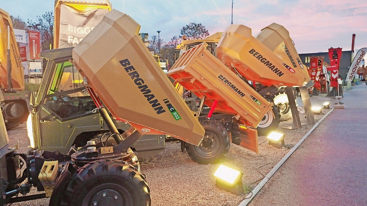 Bergmann auf der Bauma 2022