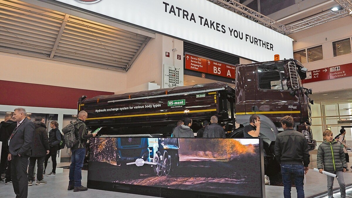 Tatra auf der Bauma 2022