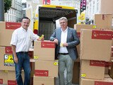 Die Transportunternehmer und Interessenvertreter Wolfgang Schneckenreither (links) und Karl Strauss stehen voll und ganz hinter der Friends-Kampagne! cityfoto/Dr. Roland Pelzl