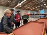 Die Jury beim Bewerten der Arbeiten nach drei Wettkampftagen.