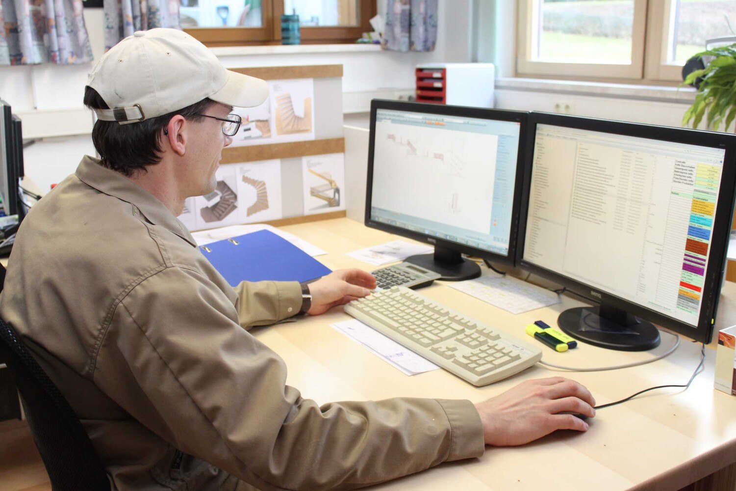 Arbeitsvorbereiter Erich Schoßleitner ist für die Detailplanung mit dem Softwaresystem Sema zuständig.