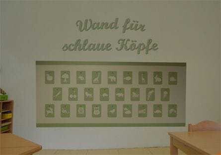 Wand für schlaue Köpfe