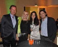 Freudestrahlende Gesichter bei der Eröffnungsfeier: Harald (Harry) und Sonja Ultsch, Direktorin Silvia Huchler, Christoph Böckle