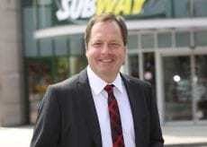 Auch Subway - im Bild Hans Fux, Subway-Gebietsentwicklungsmanager für Österreich - sind auf der Frenchise Messe vertreten