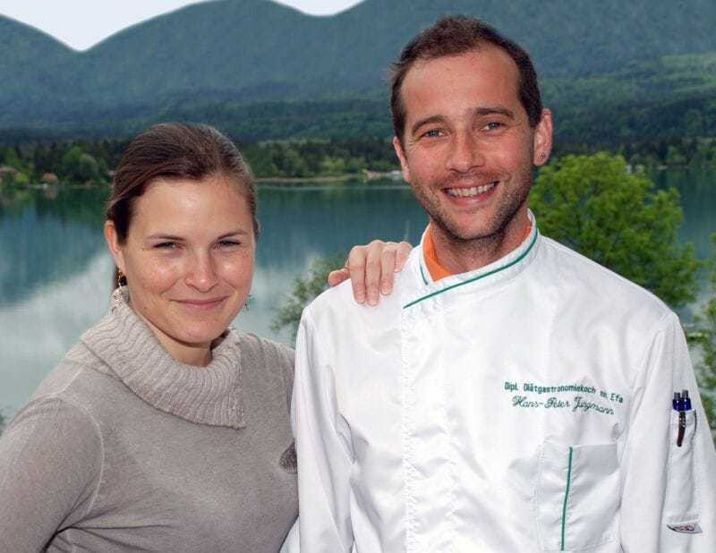 Geschäftsführerin Ursula Melcher und Küchenchef Hans-Peter Jungmann