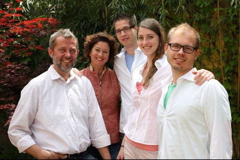 Glüxfall für die Familie Fleischhaker: (v. l. n. r.) Klaus Fleischhaker, Petra Fleischhaker, Christopher Fleischhaker, Stefanie Fleischhaker und Dominik Standl