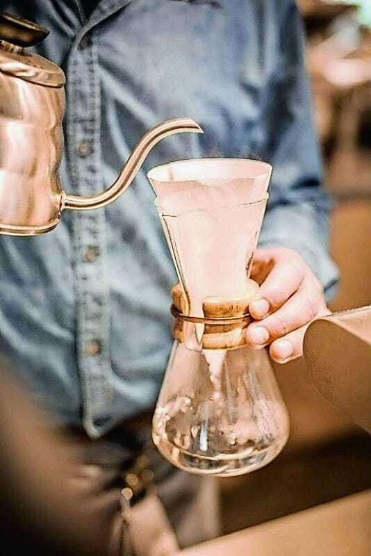 Auch für die Hotelbar geeignet: Chemex-Kanne.