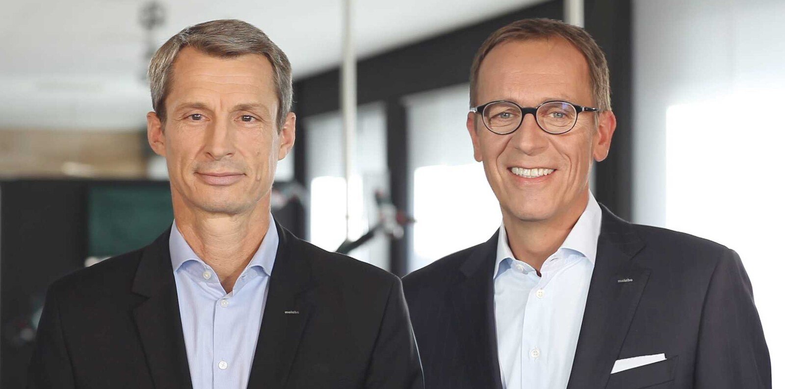 Das Metabo Vorstandsteam mit CEO Horst W. Garbrecht (rechts) und CFO Eric Oellerer bleibt an Bord.
