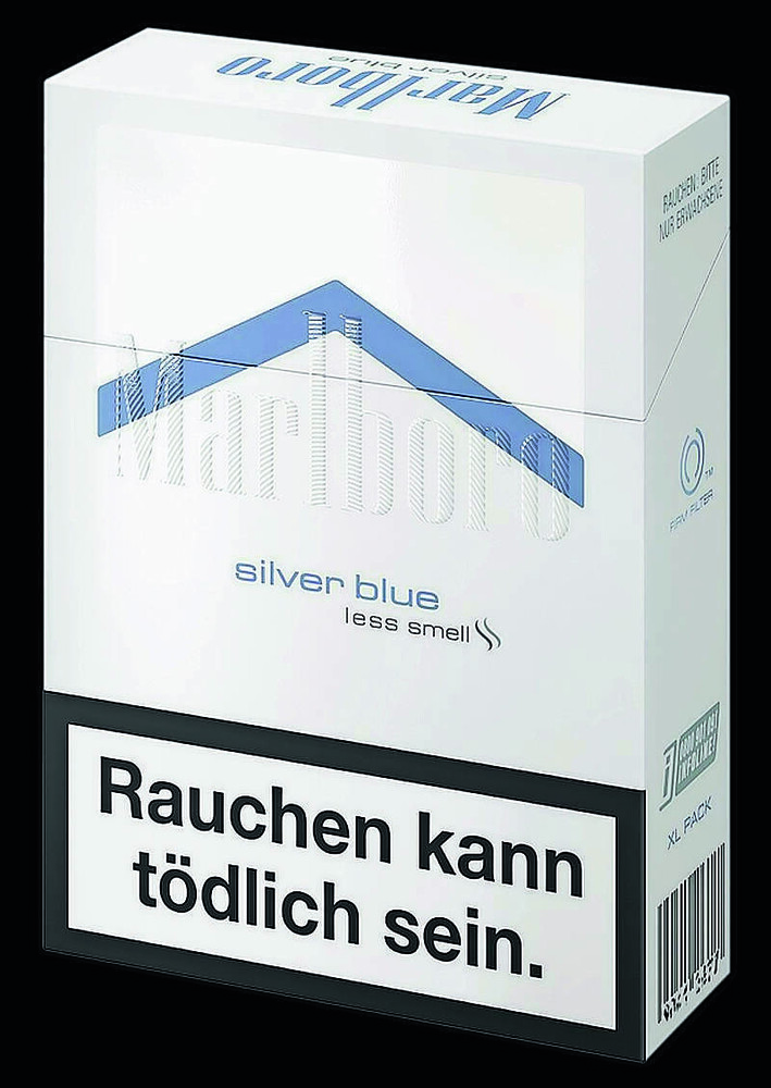 Die Marlboro Silver Blue XL wird mit Monatsende die Standardpackung mit 20 Stück ersetzen.