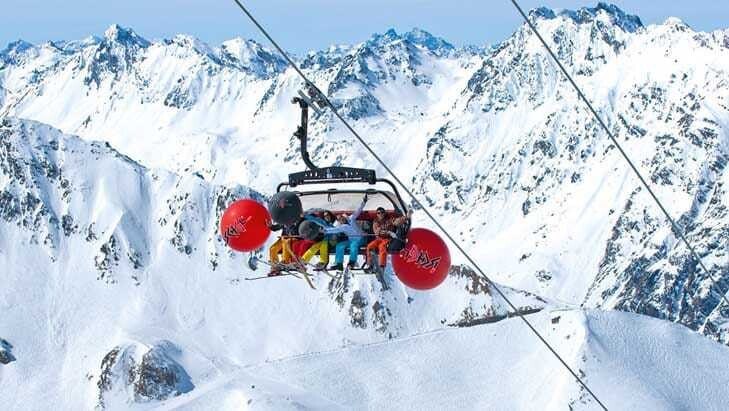 © Snowplaza Punktet mit Lifestyle: Silvretta Arena Ischgl-Samnaun