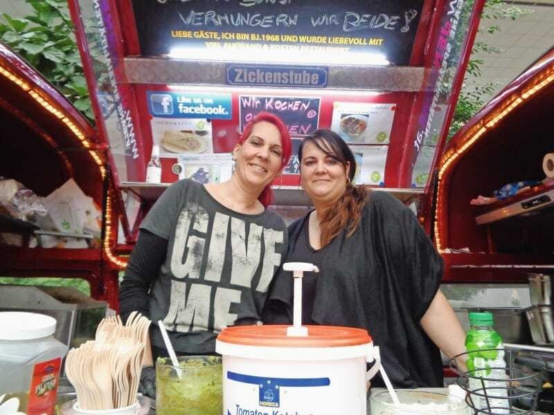 Die "veganen" Schwestern Jenny und Yvonne.