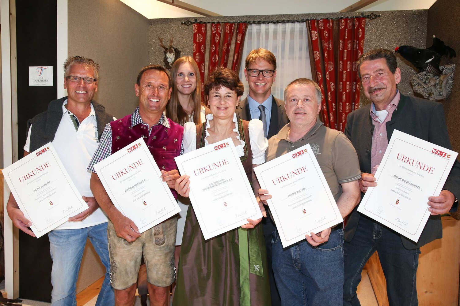 Helmut Gappmaier, Wolfgang Thurner, Christina Hirnsperger, Corinna Kirchschlager, Markus Kirchmayr, Norbert Wallner, Johann Albert Klampfer.