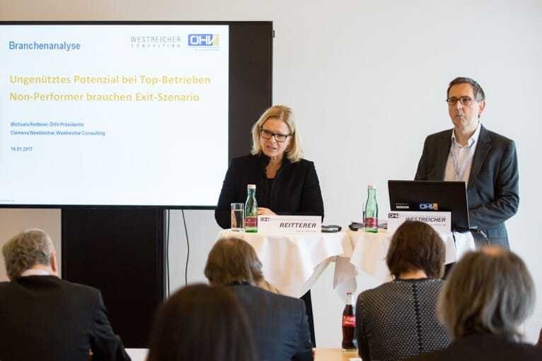 © ÖHV Claudia Reitterer und Clemens Westreicher präsentieren die aktuellen Kennzahlen der Branche