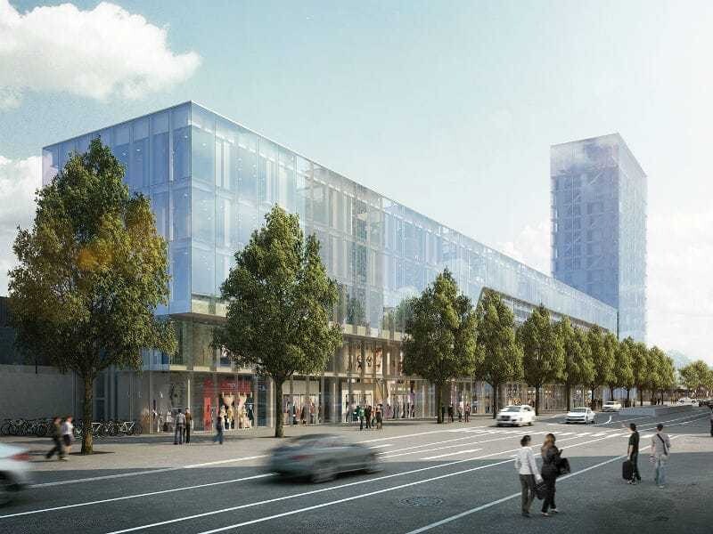 Anfang 2019 soll der Hotelturm eröffnen.