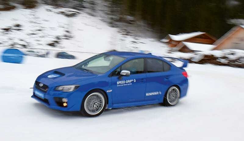 Griffige Kombination: Semperit Speed-Grip 3 und Allradantrieb, zum Beispiel an einem Subaru WRX.